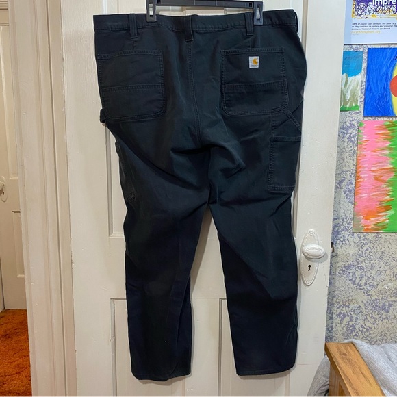 CARHARTT | Original Fit Black Straight Leg Plus Size Pants - Picture 11 of 16